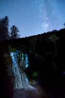 Milky Way Over Bald River Falls