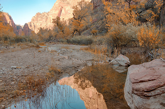Zion National Park - Beside the Virgin River