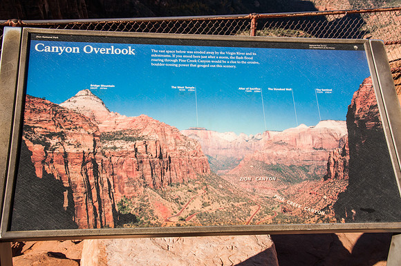 Zion National Park - From Canyon Overlook